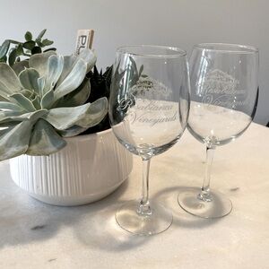 Rosabianca Vineyard Wine Glasses